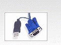 Aten 2L5206UP Cable KVM de 6m Negro con SPHD y USB