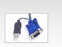 Aten 2L5206UP Cable KVM de 6m Negro con SPHD y USB