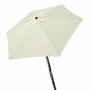 Color Baby Parasol de terraza redondo 270 cm con chimenea y mástil de aluminio 3,8 cm