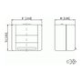 METZ CONNECT 1309430003-E Carcasa de montaje IP44 gris para 2 módulos