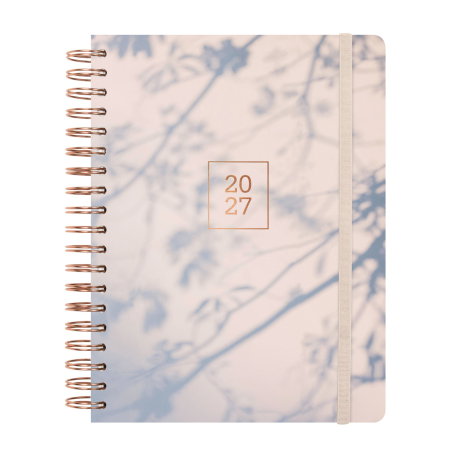 Finocam Agenda Anual 2027 Internacional Optimal Wire-O B5 Gris