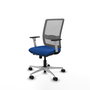 PIQUERAS Y CRESPO Silla de oficina Haches con mecanismo Sincro/Traslack Azul y Gris