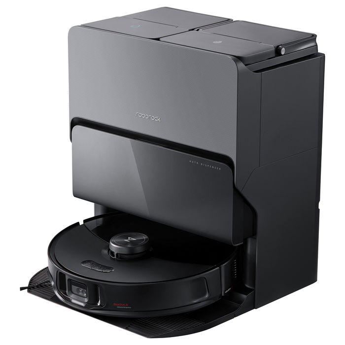 Roborock S8 MaxV Ultra Robot Aspirador Blanco/Negro, Depósito Combinado, Potencia 10000 Pa, Navegación LiDAR, Autolimpieza, Fregado, Wifi