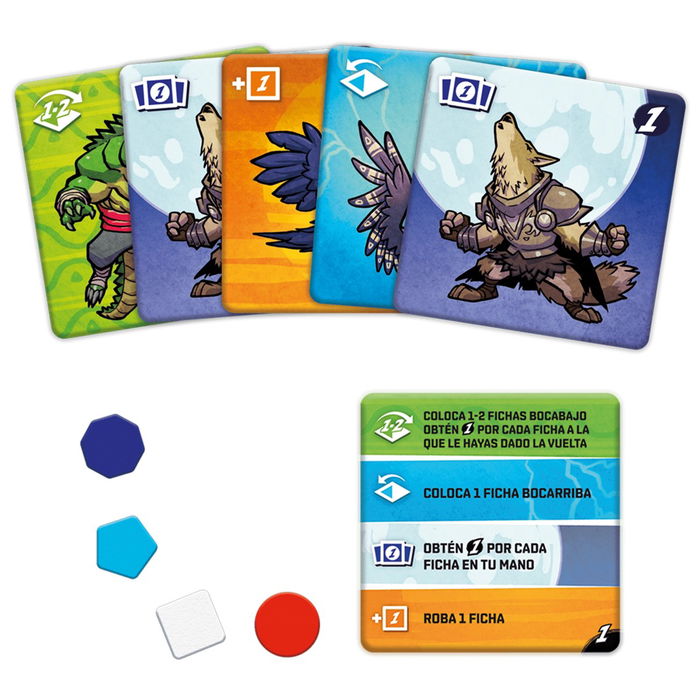 The Creativity Hub Kombo Klash! Juego de Mesa Táctico y Dinámico, 2-4 Jugadores, Español, Edad 10+ HUBKK01