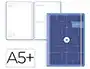 Antartik Agenda Escolar Espiral Essentials 2026-2027, Día Página, A5+, Interior Bilingüe Español, Papel FSC 80g, Azul Marino