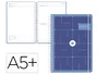 Antartik Agenda Escolar Espiral Essentials 2026-2027, Día Página, A5+, Interior Bilingüe Español, Papel FSC 80g, Azul Marino
