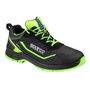 Sparco Zapatilla de Seguridad Indy-E S3 ESD Negro-Verde - S0754046NRVF - Talla 46, Calzado Motorsport para Taller y Uso Diario con Protección Electroestática