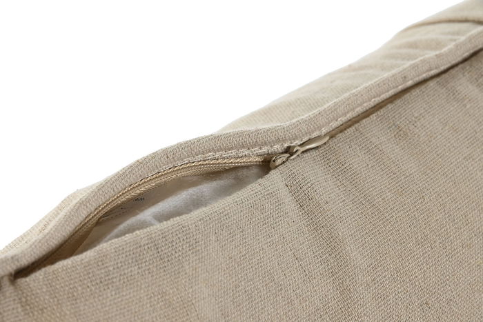 DKD Home Decor Cojín Urban Beige Algodón y Poliéster 8 x 45 x 45 cm (2 Unidades) Colección Basic colors