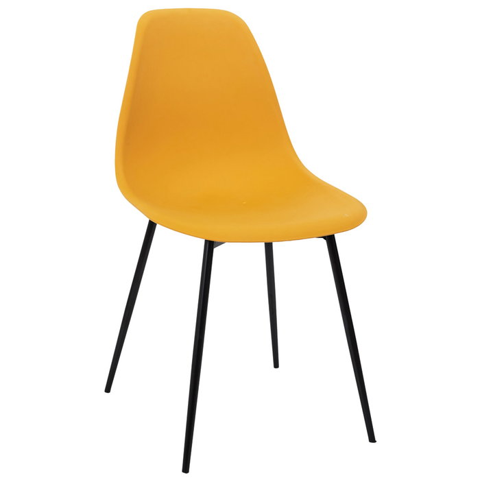 Home Deco Factory Silla Gustav Amarilla Home Deco Factory Silla Gustav Amarilla