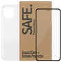 PanzerGlass SAFE. by 2-in-1 Protector de Pantalla y Cámara para Apple iPhone 11 | Pack de 50, Transparente, Resistente a Rayones, Instalación en Seco