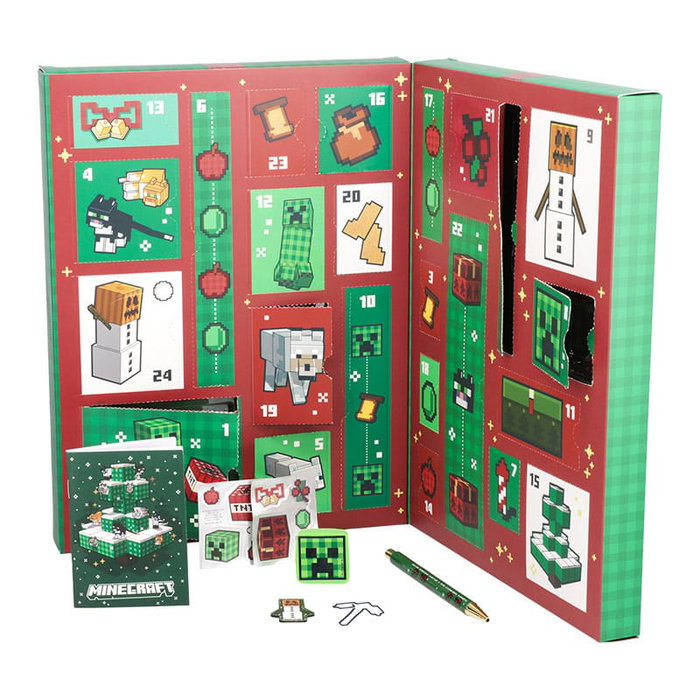 Minecraft Calendario de Adviento Papelería 24 Day