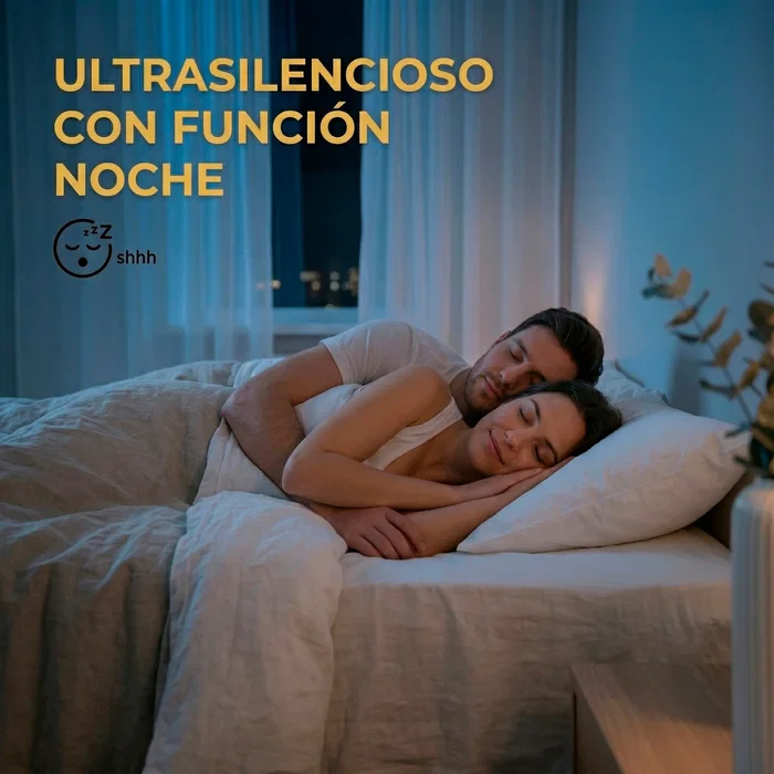 Ventilador DC Blanco Función Verano-Invierno con LED, 59W 6980lm 3 Temperaturas de Luz 3500-4000-6500K, 6 Velocidades, Mando a Distancia y Temporizador, 106cm