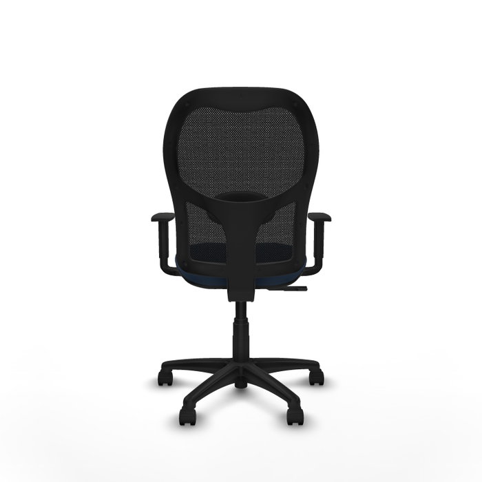 PIQUERAS Y CRESPO Silla de oficina Alocén con mecanismo Sincro, azul marino y negro PIQUERAS Y CRESPO Silla de oficina Alocén con mecanismo Sincro, azul marino y negro
