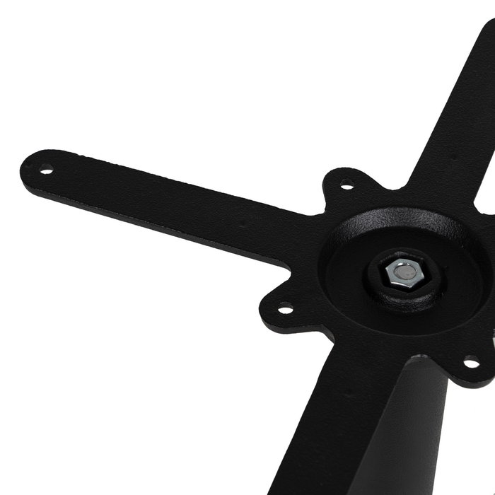 Patas para Mesa Negro Hierro Salón 62 X 62 X 72 cm Patas para Mesa Negro Hierro Salón 62 X 62 X 72 cm