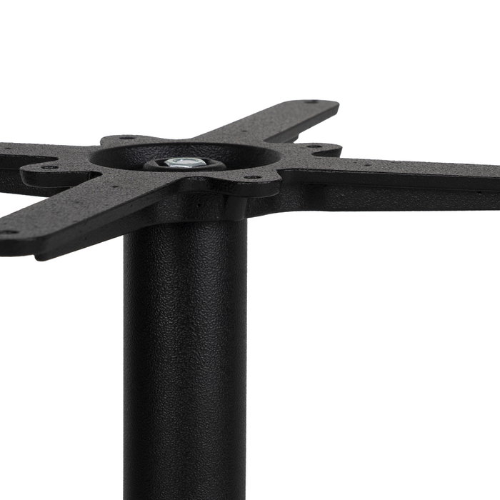 Patas para Mesa Negro Hierro Salón 62 X 62 X 72 cm Patas para Mesa Negro Hierro Salón 62 X 62 X 72 cm