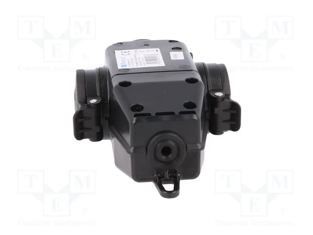 PAWBOL Tomacorriente de alimentación AC 2P+PE 250VAC 16A Negro