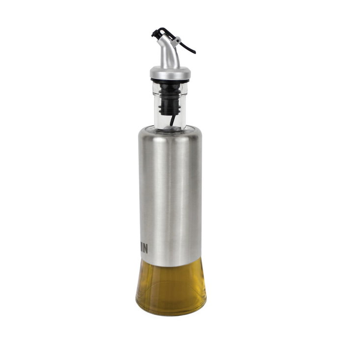 Aceitera Quttin Transparente Plateado Acero Inoxidable 0,3 L (12 Unidades)