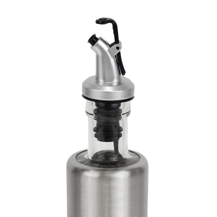 Aceitera Quttin Transparente Plateado Acero Inoxidable 0,3 L (12 Unidades)