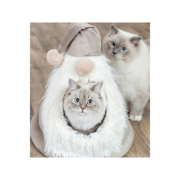 Cama para Gato Trixie Beige Ø 45 x 47 cm Navidad Gnomo Cama para Gato Trixie Beige Ø 45 x 47 cm Navidad Gnomo