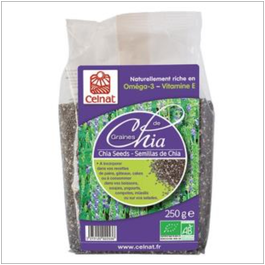CELNAT Semillas de Chía Integral Bio 500 g