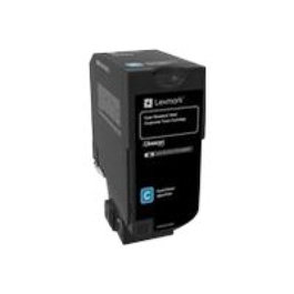 Lexmark 74C2SCE Cartucho de Tóner Cian