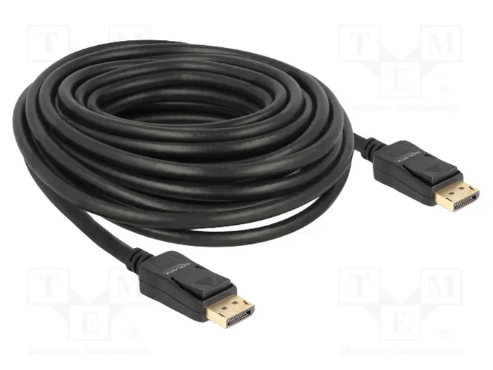 DeLOCK Cable DisplayPort 1.2 de 10 m con resolución 4K 60 Hz