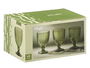 Vivalto Copa Vino Rayas 310 ml Verde Vidrio 8.5 x 13.3 x 8.5 cm (Set de 24)