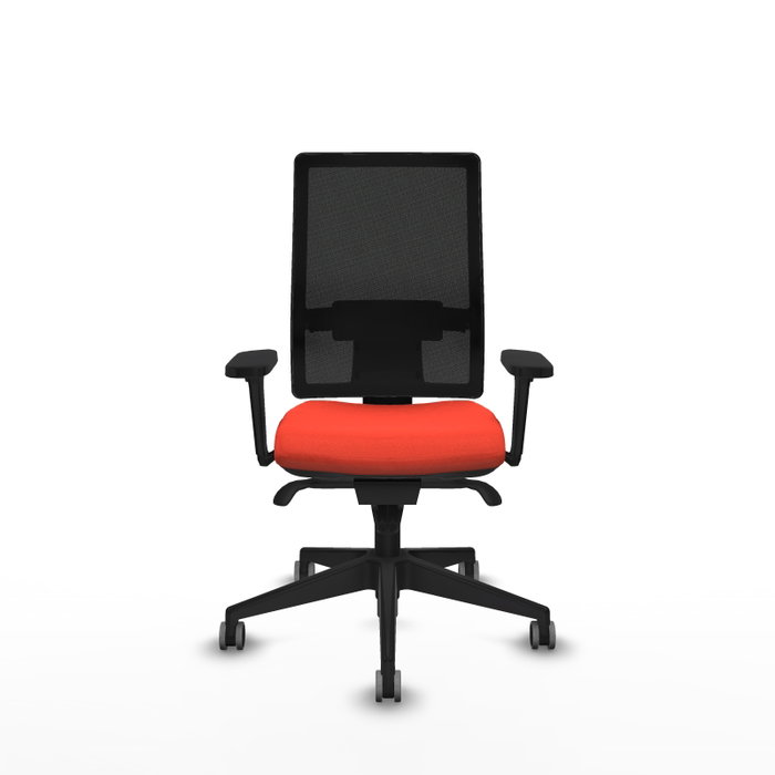 PIQUERAS Y CRESPO Silla de oficina Horna Naranja oscuro y Negro PIQUERAS Y CRESPO Silla de oficina Horna Naranja oscuro y Negro