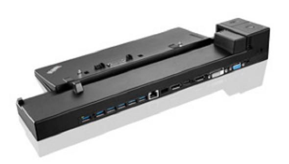 Lenovo Docking Station ThinkPad, 2x DisplayPort 1.2, 1x HDMI 1.4, 6x USB 3.0, VGA, DVI-D, Gigabit Ethernet, Incluye Adaptador AC 230W