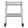 Hailo Master D80 Escalera de tijera de doble cara plegable 2 x 2 pasos
