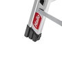 Hailo Master D80 Escalera de tijera de doble cara plegable 2 x 2 pasos