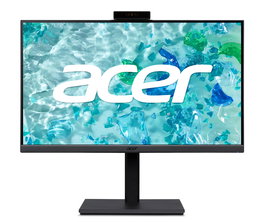 ACER Monitor B277D / 27" / FHD / VGA-HDMI-DisplayPort-USB / ZeroFrame / Regulable Altura / Webcam