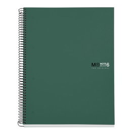 Bloc Miquelrius The Original Notebook 6 Micro.Tapa Pp A4 150H 70G Cuadric.5X5 Kaki (Set de 5)