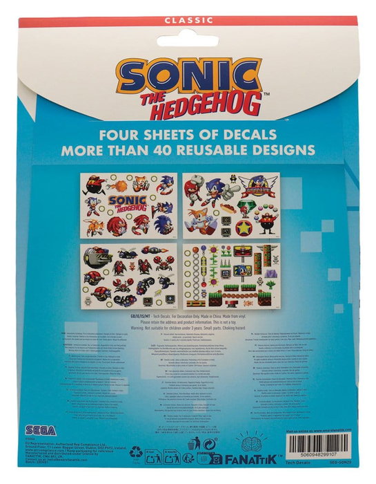 FaNaTtik Sonic - The Hedgehog Pegatina Tech