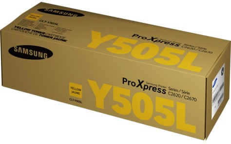 Samsung Cartucho de Tóner Amarillo CLT-Y505L SU512A