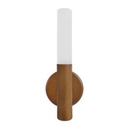 Edm Lámpara de pared LED recargable 1W 60 lm 3.000K apariencia madera