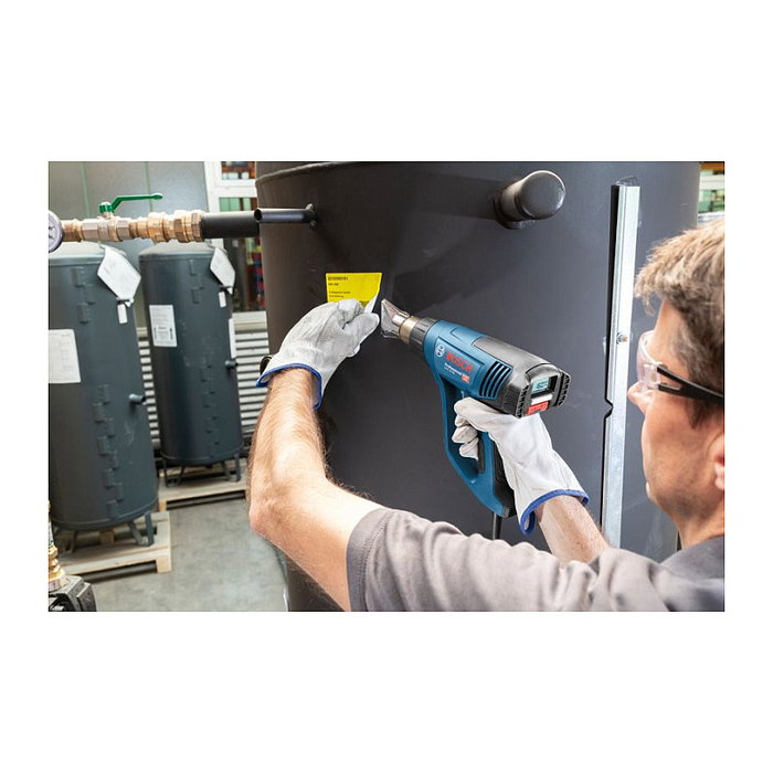 Bosch GHG 23-66 Professional Pistola de aire caliente con accesorios y L-BOXX