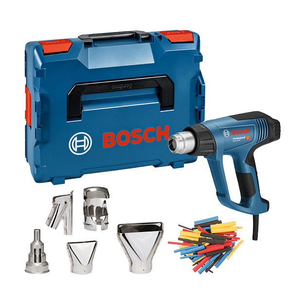 Bosch GHG 23-66 Professional Pistola de aire caliente con accesorios y L-BOXX