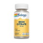 Solaray Iron Citrate 25 mg 60 cápsulas