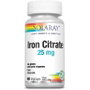 SOLARAY Iron Citrate 25 mg 60 Cápsulas