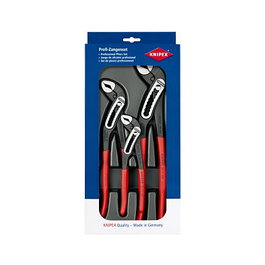 Knipex Alligator Set 00 20 09 V03, 3 piezas, rojo