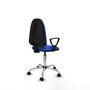 PIQUERAS Y CRESPO Silla de oficina Aýna Azul con Brazos Fijos
