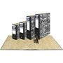 UNIPAPEL Pack de 12 archivadores de palanca Novoclas color negro