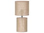 Giftdecor Lámpara Sobremesa Trenzada Natural Metal Plástico Tela Natural 13 x 13 x 29 cm (Set de 12)