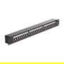 DeLOCK Patchpanel 24 Puertos Cat.6 19" Montaje en Rack 1U Negro - 43295