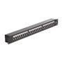 DeLOCK 43295 Patch Panel 24 Puertos Cat.6 Negro 1U