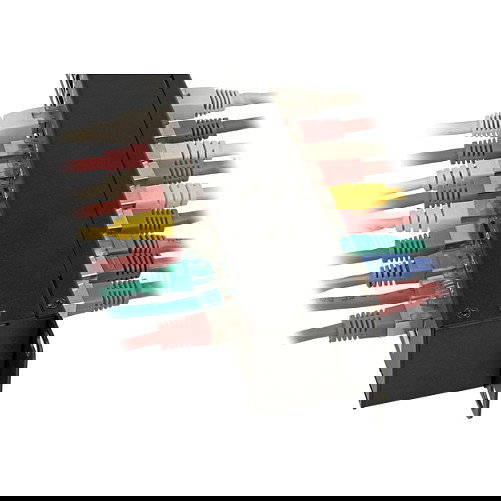 DeLOCK Patchpanel 24 Puertos Cat.6 19" Montaje en Rack 1U Negro - 43295