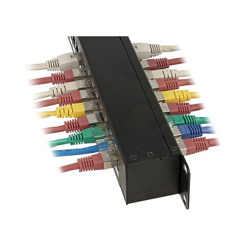 DeLOCK 43295 Patch Panel 24 Puertos Cat.6 Negro 1U