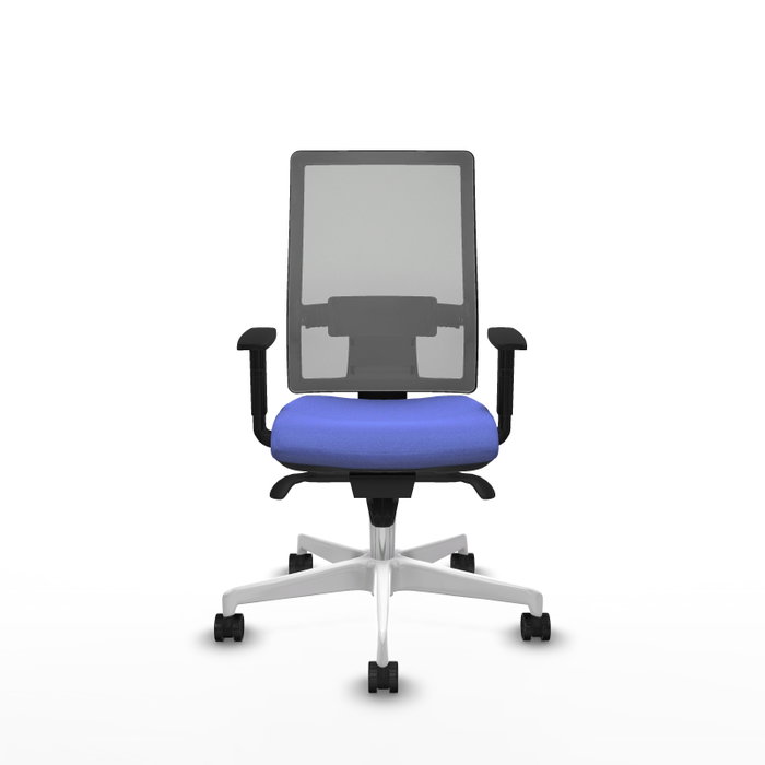 PIQUERAS Y CRESPO Silla de oficina Horna con mecanismo Sincro, Azul claro y Gris PIQUERAS Y CRESPO Silla de oficina Horna con mecanismo Sincro, Azul claro y Gris