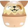 Bigben Interactive BIG1722427113882 Luz Nocturna Musical Inalámbrica Perro Proyección 360°, 13 Películas, 8 Melodías, Mando a Distancia, Batería USB-C